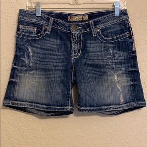 Denim shorts